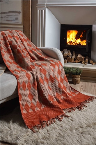 Casual Single Size Blanket - Snowly Tile
