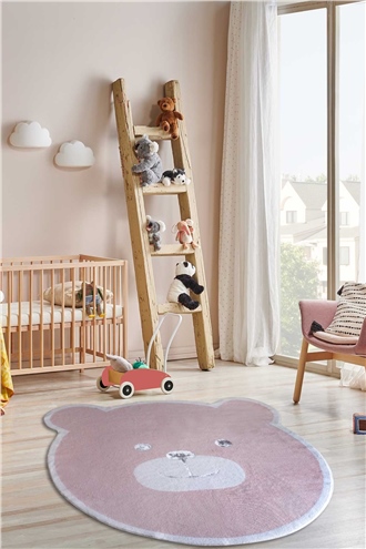 HCW Kids Carpet - Bonny Pink 150x150 cm