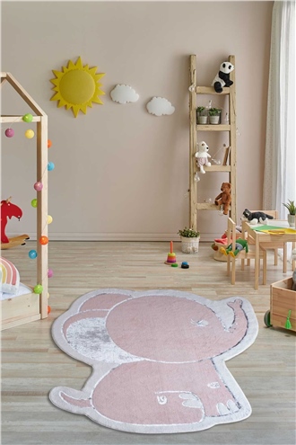 HCW Kids Carpet - Judy Pink 160x140 cm